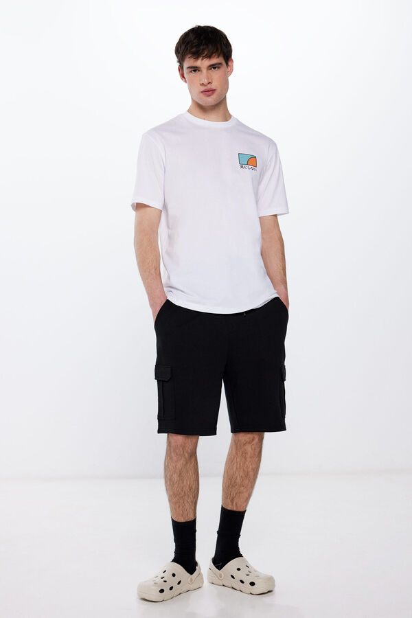 Springfield T-shirt sunset branco