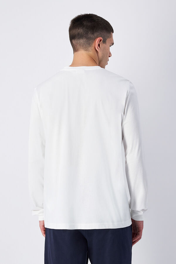 Champion T-shirt manga comprida branco