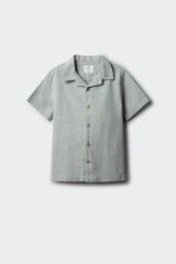 Springfield Kids Camisa de manga curta leve para menino azul