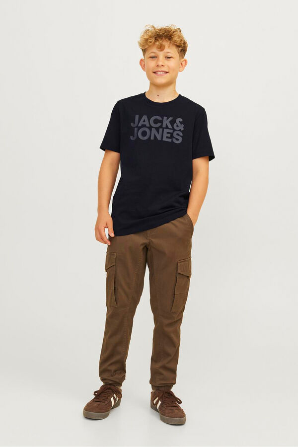 Jack & Jones Junior T-shirt de manga curta b&aacute;sica preto