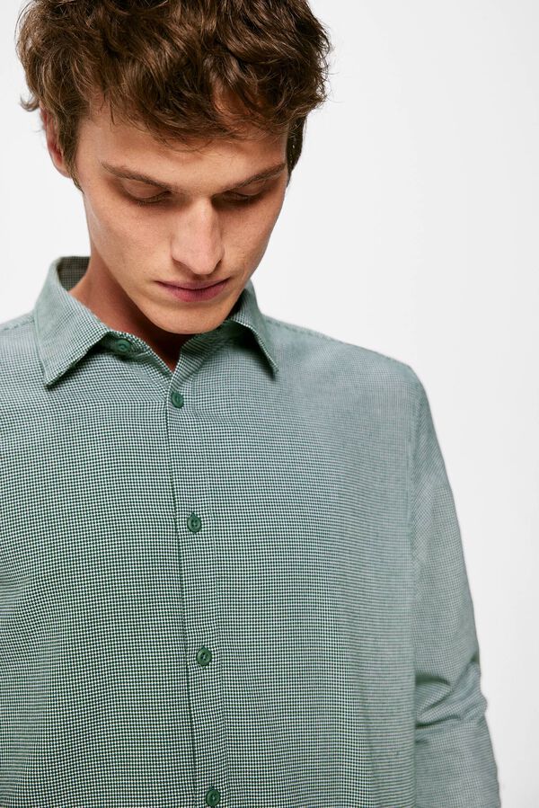 Springfield Camisa estructura verde