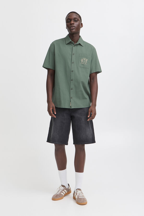 Blend Camisa de manga curta Bhapollo  Caqui escuro