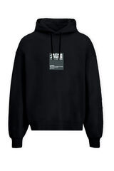 Jack & Jones Sweatshirt de capuz padr&atilde;o  preto