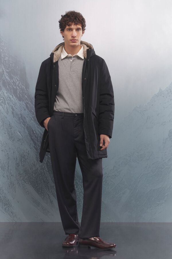 Springfield Chaqueta acolchada t&eacute;rmica negro