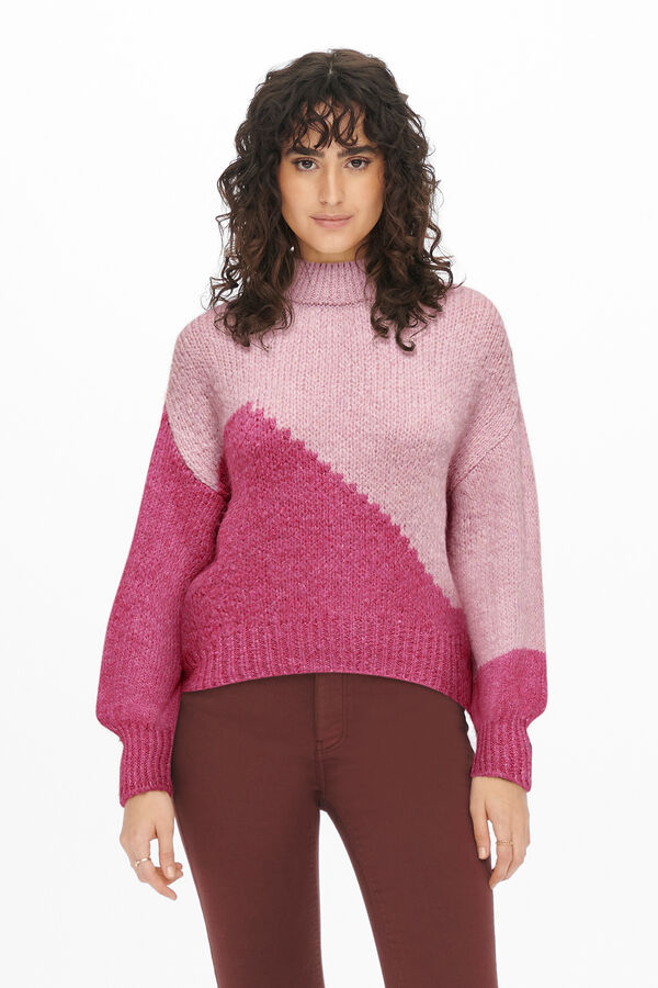 JDY Jersey de punto estampado morado/lila