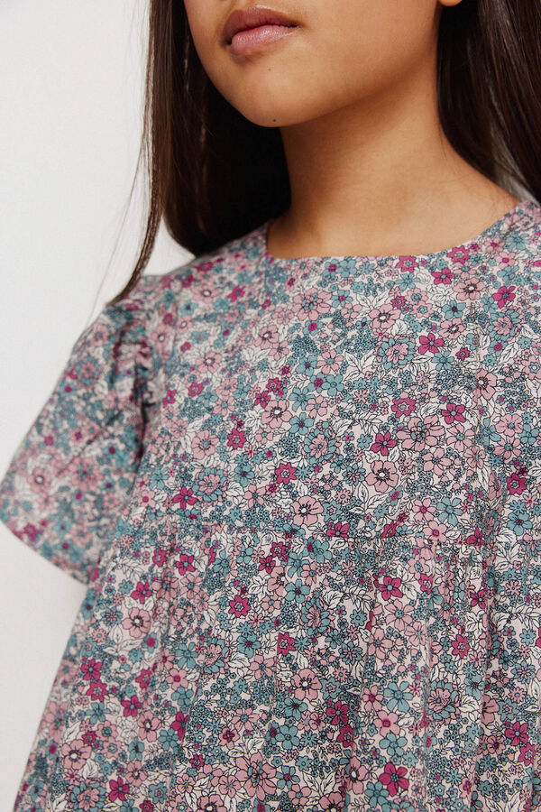 Springfield Kids Vestido estampado flores liberty estampado