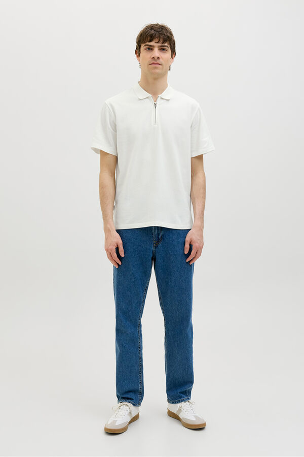 JJ REBEL Polo regular fit blanco