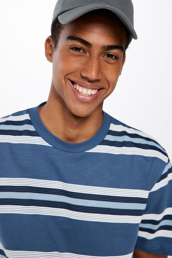 Springfield Camiseta rayas azul