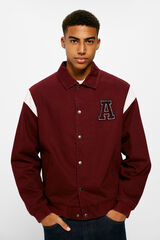 Springfield Cazadora varsity burdeos