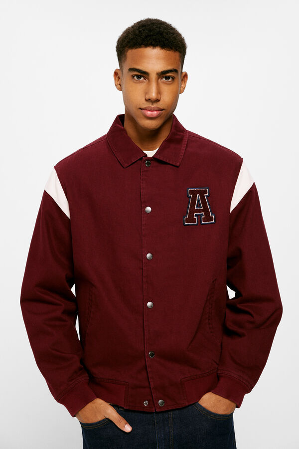 Springfield Cazadora varsity burdeos