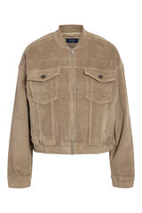 Noisy May Chaqueta bomber de pana tostado