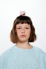 Springfield Kids Top bordado suizo niña azul