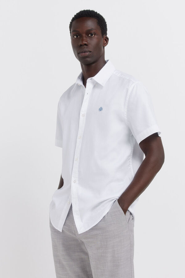 Springfield Bermuda chambray comfort slim fit gris