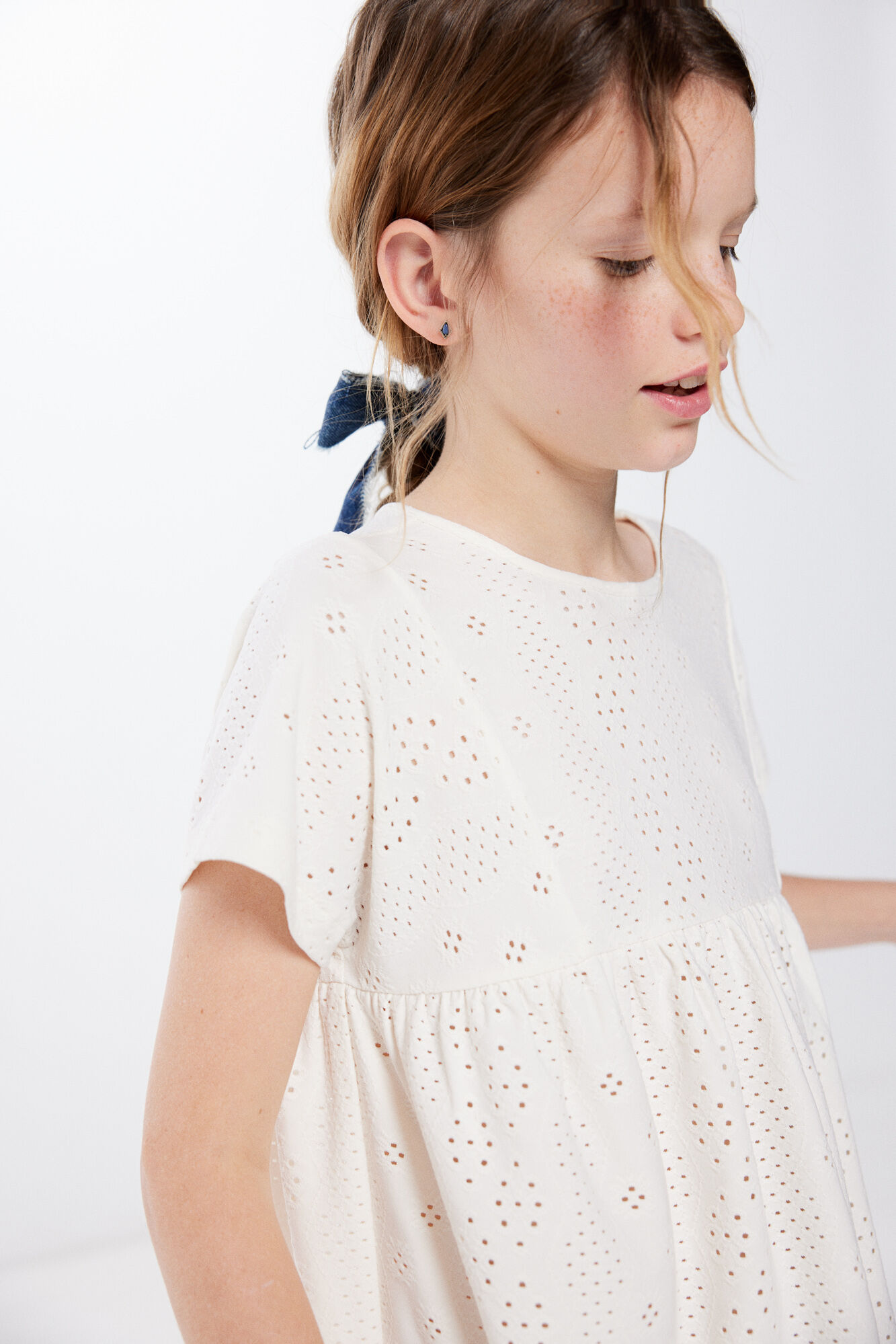 Springfield Kids Vestido bordado su&iacute;&ccedil;o menina