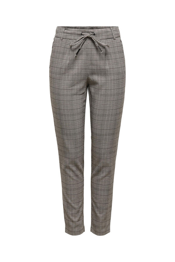 Only Calças fluídas de corte clássico preto