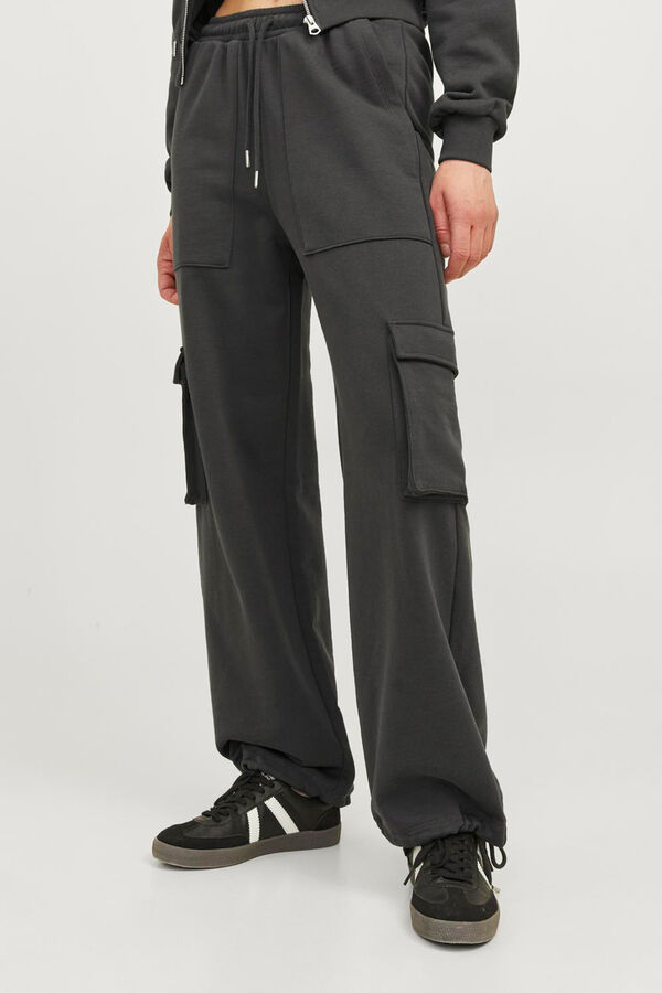 Jack & Jones Pantal&oacute;n cargo tipo jogger negro