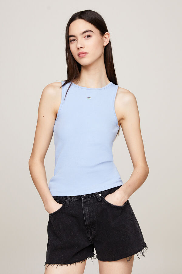 Tommy Jeans Top de tirantes de mujer Tommy Jeans azul