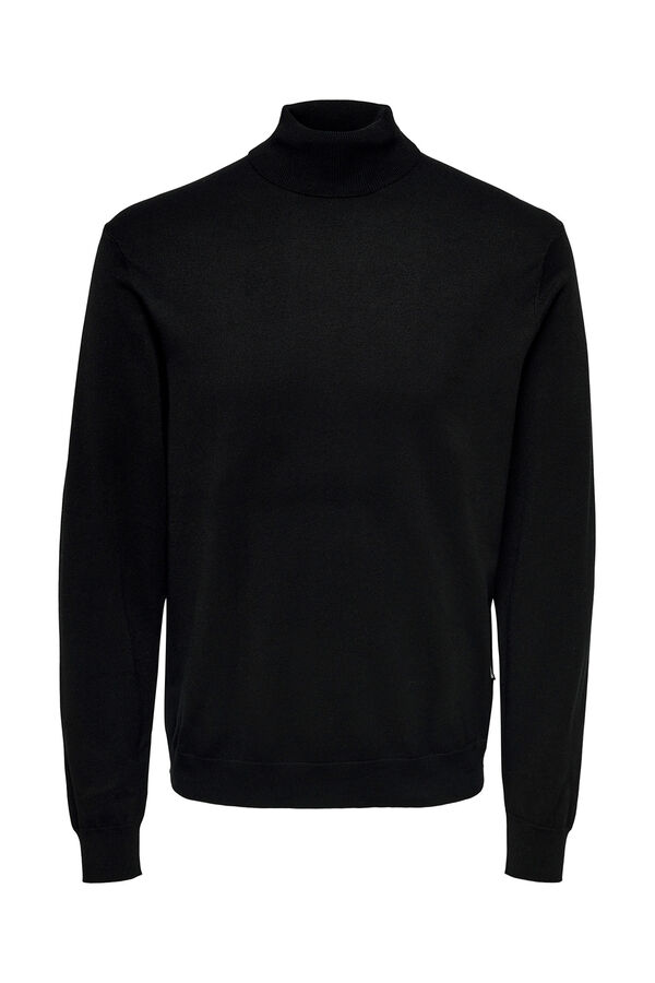 Only & Sons Camisola de gola preto