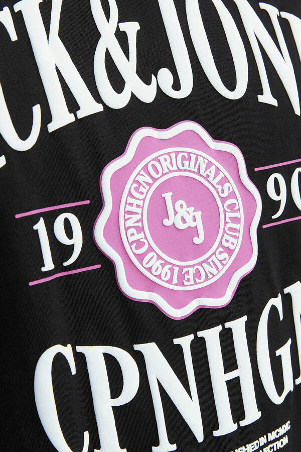 Jack & Jones T-shirt fit relaxed preto