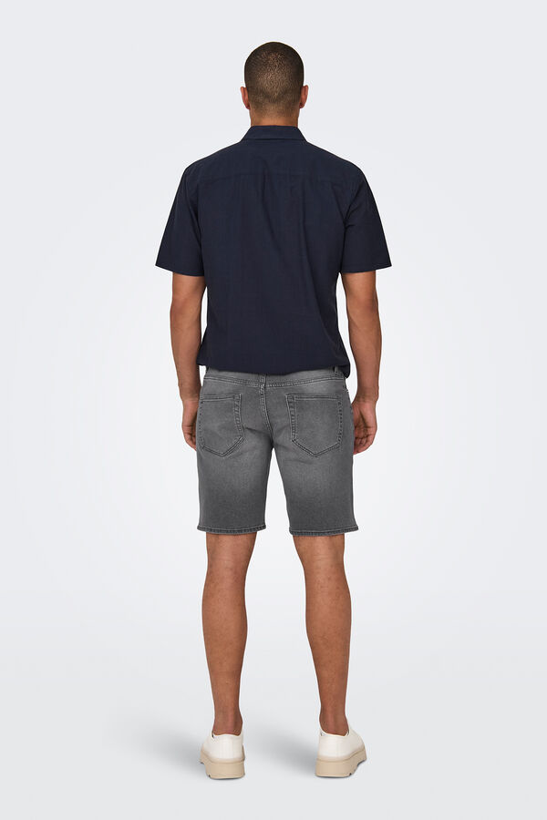 Only & Sons Denim f&uuml;r Herren in regular fit. cinzento