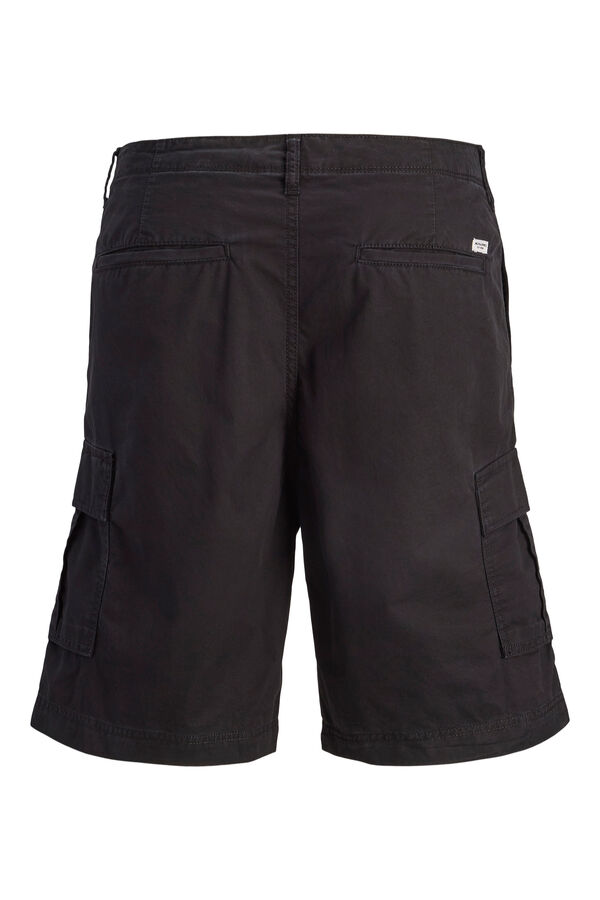 Jack & Jones Bermuda cargo relaxed negro
