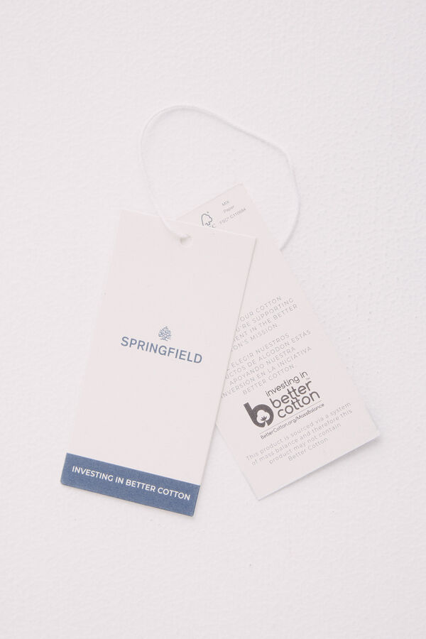 Springfield Cazadora vaquera color algod&oacute;n blanco