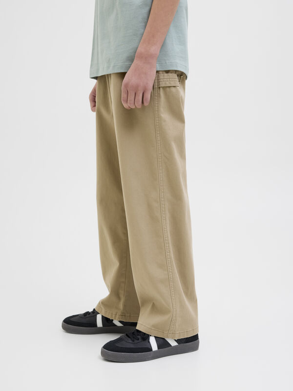 Jack & Jones Junior Pantal&oacute;n regular fit tostado