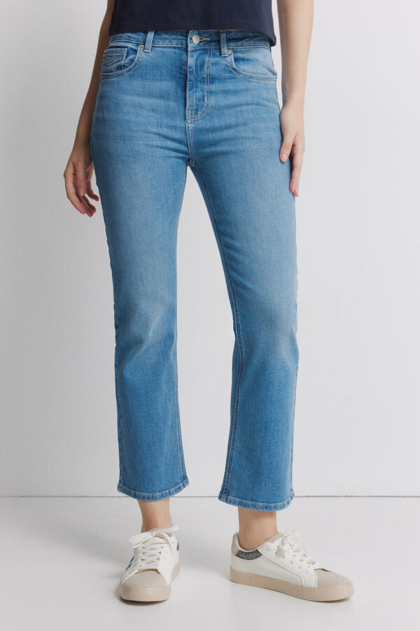 Springfield Cal&ccedil;as jeans flare azul
