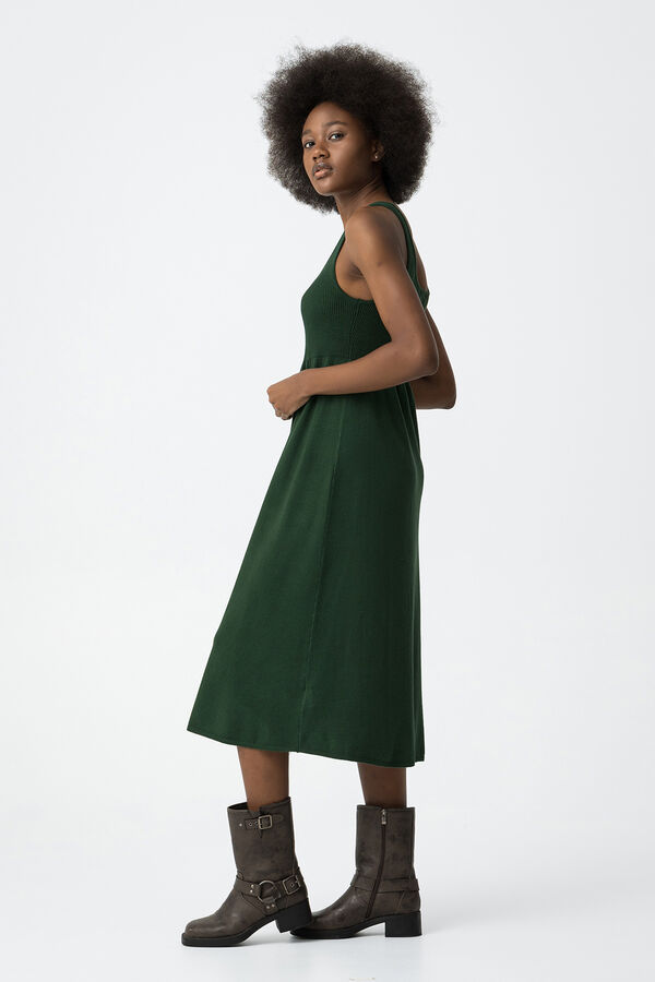 Tiffosi Vestido comprido de malha verde