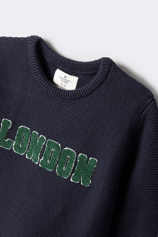 Springfield Kids Jersey London ni&ntilde;o azul