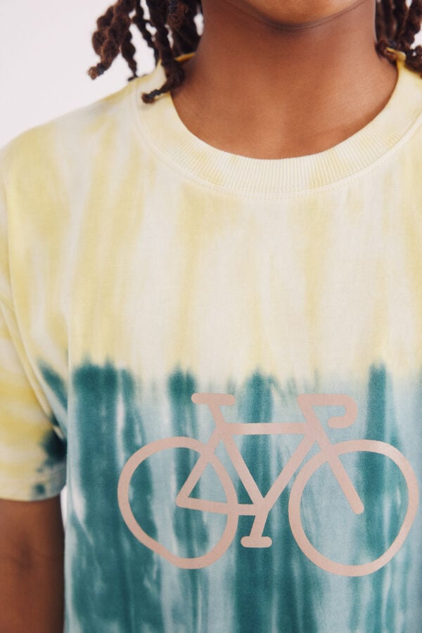 Springfield Kids Camiseta dip dye ni&ntilde;o amarillo