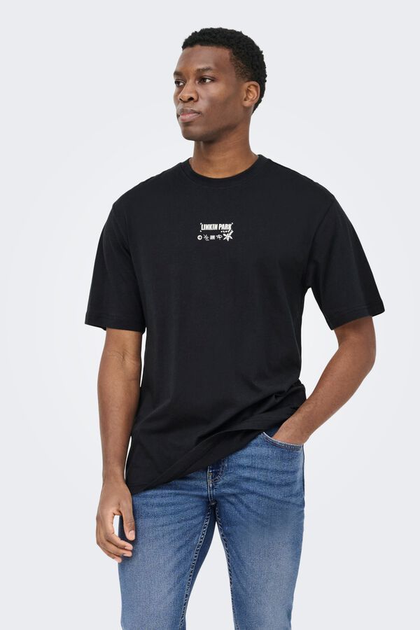 Only & Sons Pack 2 camisetas Linkin Park blanco