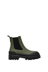 Only Botines chelsea de polipiel con suela track verde
