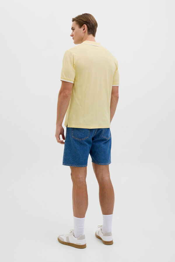 JJ REBEL Polo regular fit amarillo