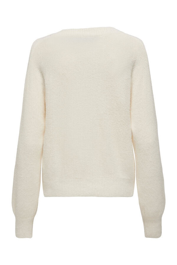 Only Cardigan con botones blanco