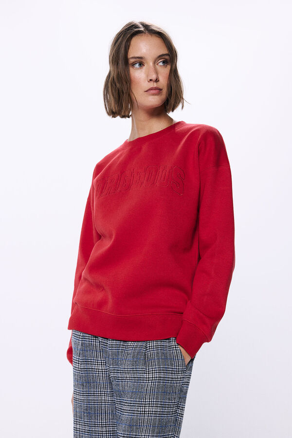 Springfield Sudadera "Gorgeous" rojo
