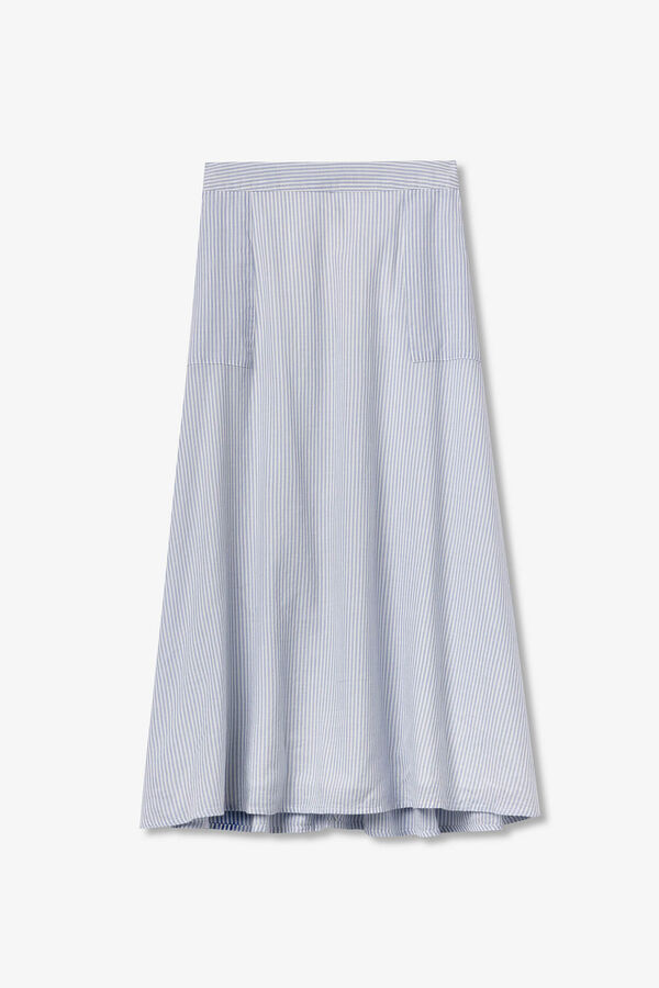 Tiffosi Falda Estampada azul