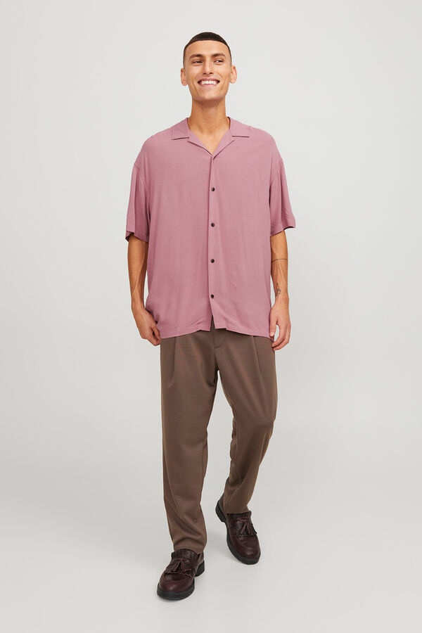 Jack & Jones Camisa relaxed fit rosa