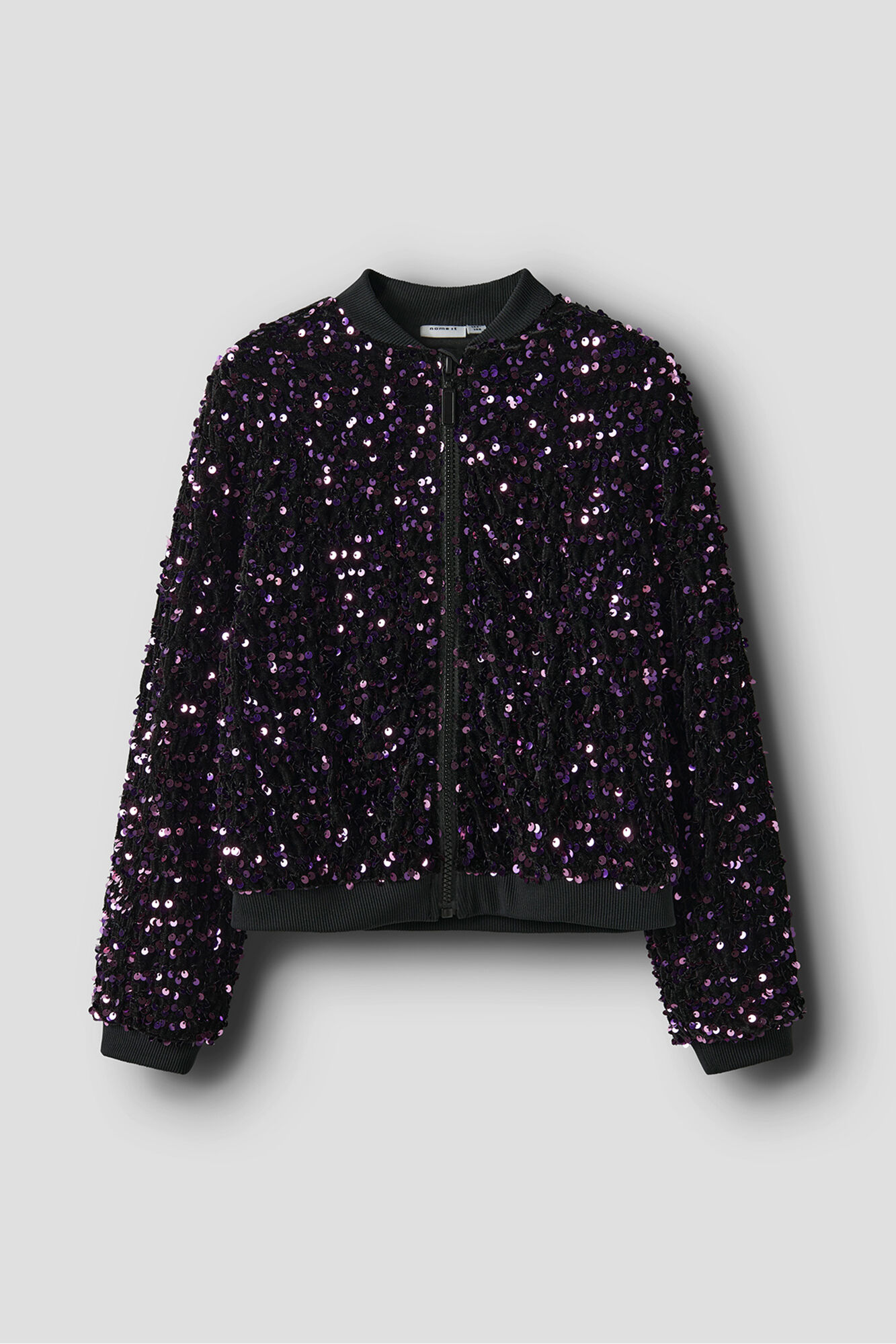 Name It Bomber de lentejuelas y terciopelo de ni&ntilde;a