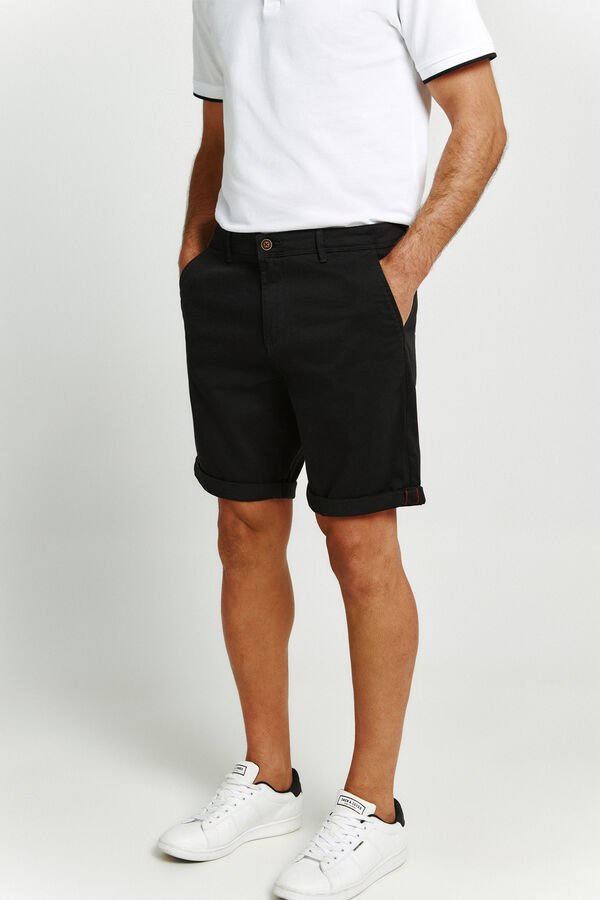 Jack & Jones Bermuda chino regular fit negro