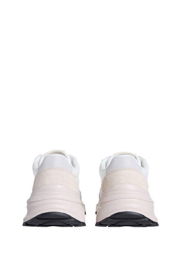 Calvin Klein Zapatilla de mujer con logo blanco