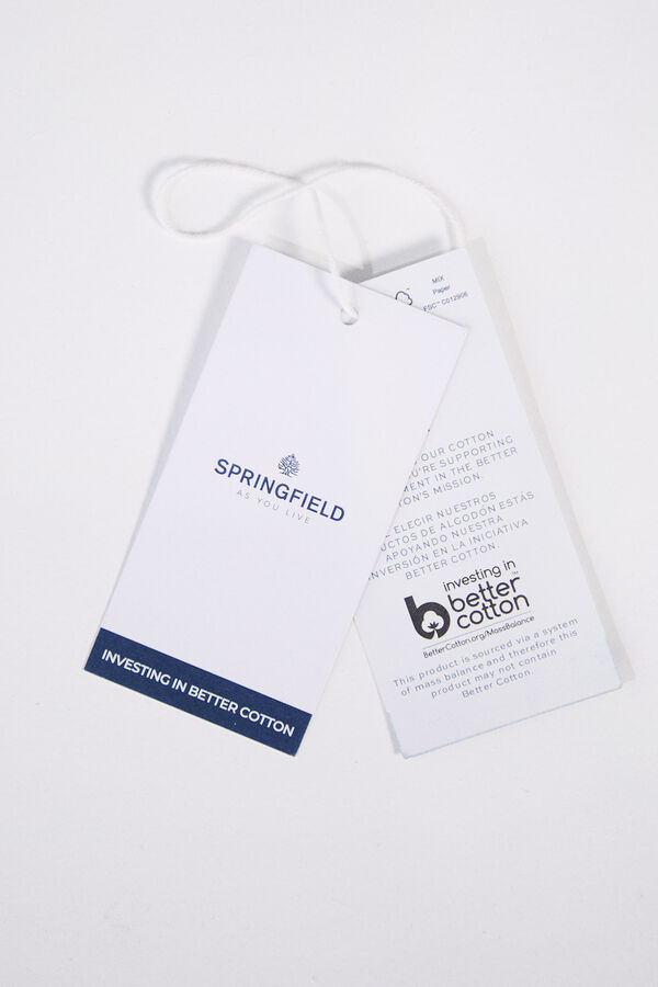 Springfield Camiseta manga larga doble melange verde