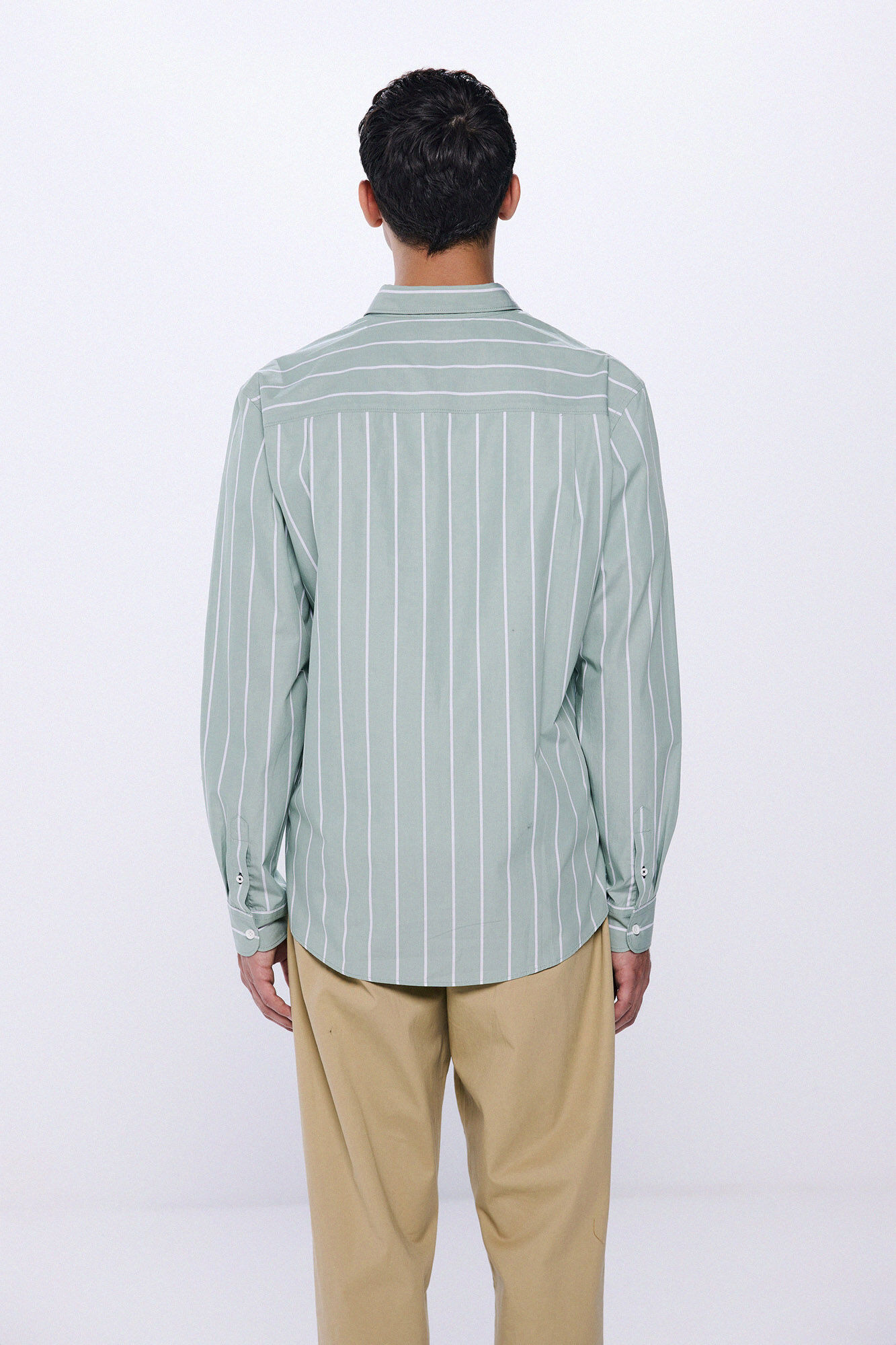 Springfield Camisa popel&iacute;n rayas