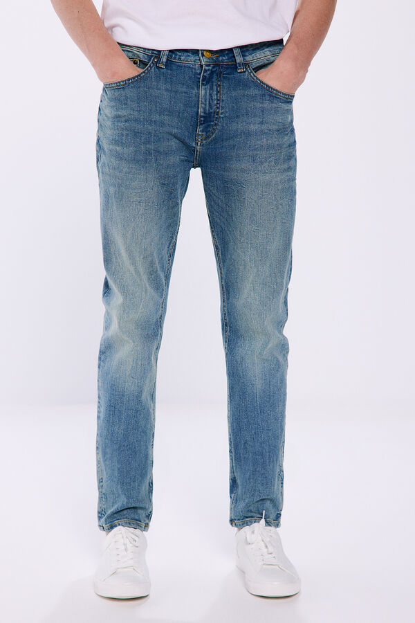 Springfield Jeans skinny fit turquesa