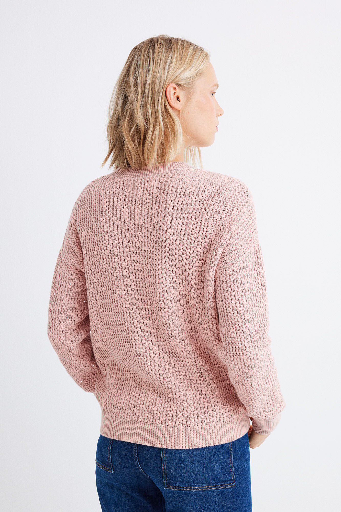 Springfield Camisola cristais algod&atilde;o