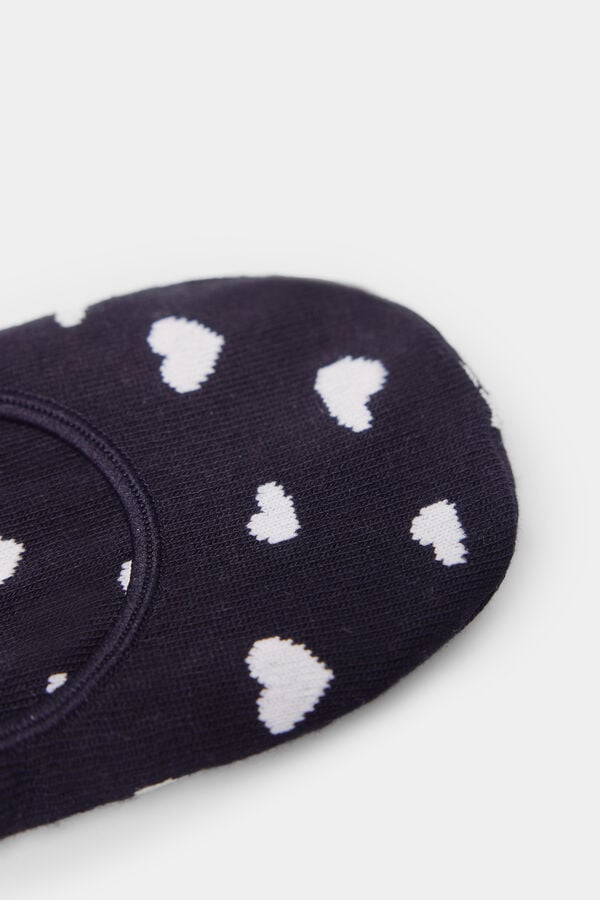 Springfield Meia de coelho invis&iacute;vel azul