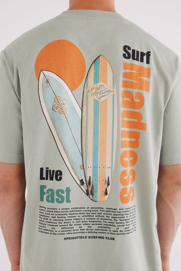 Springfield Camiseta Surf Madness verde