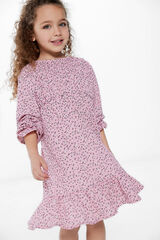 Springfield Kids Vestido floral rosa ni&ntilde;a rosa