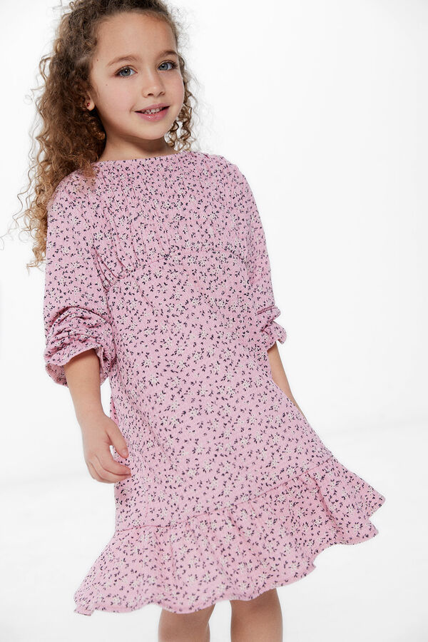 Springfield Kids Vestido floral rosa ni&ntilde;a rosa