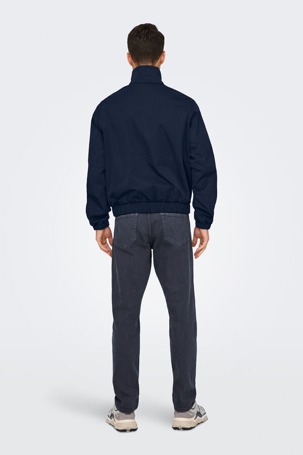 Only & Sons Chaqueta de hombre ligera regular fit. azul